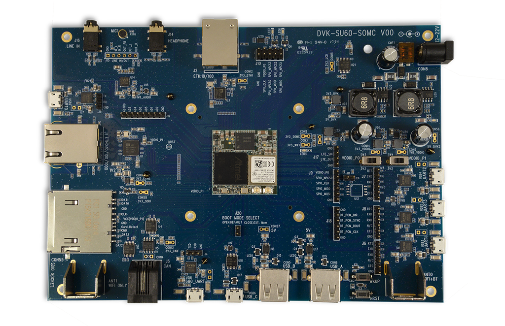 60 Series SOM with WiFi 802.11ac and Bluetooth 5.1