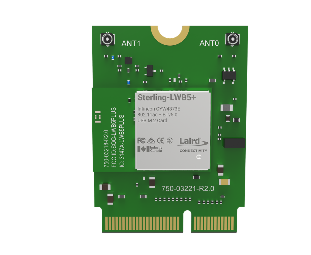Sterling-LWB5+  WiFi 5 + Bluetooth 5.2 M.2