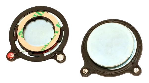 Round Audio Exciter, 1W nom, >2W max, 4Ω