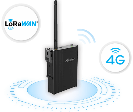 UC300 LoRaWAN®/4G Multiple Communication Interfaces/Linkage Contro/Alarm Triggering