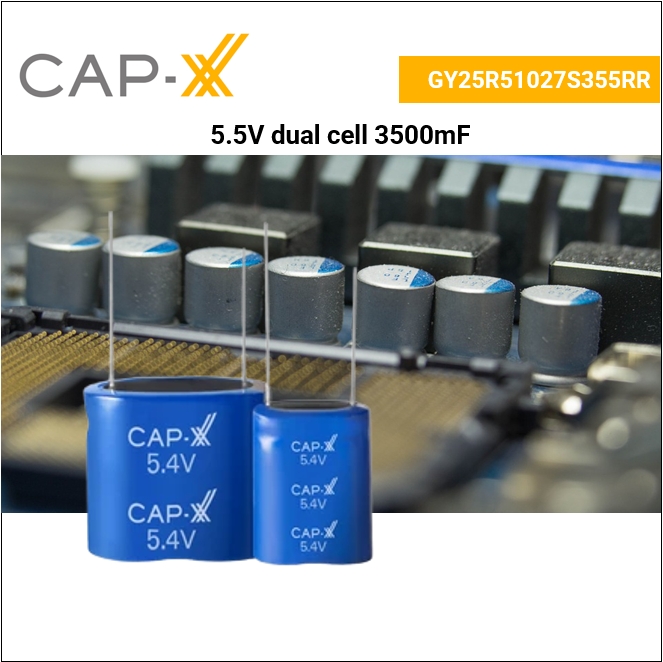 GY13R010025V106R 3V 10F Cylindra Super Cap