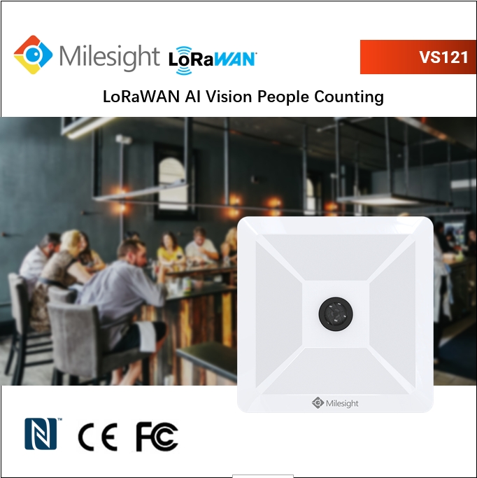 VS133 LoRaWAN AI ToF People Counting Sensor