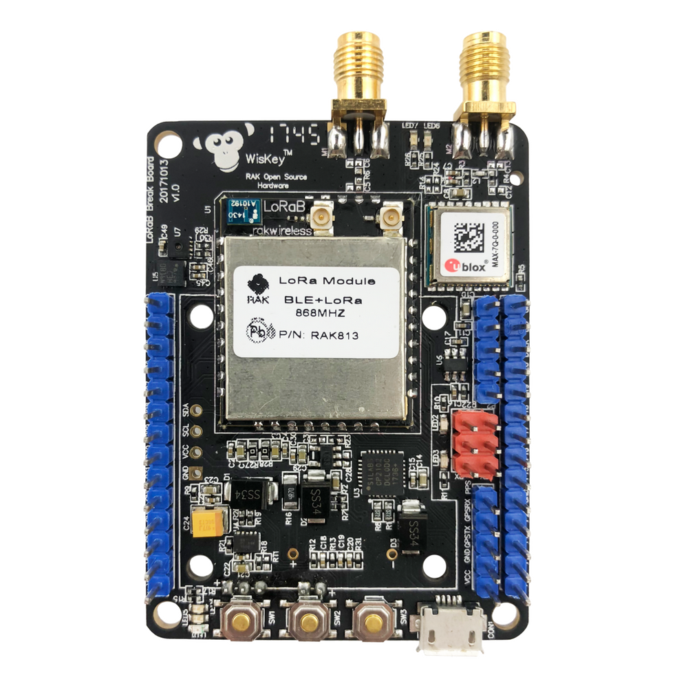 RAK4630 nRF52840 SX1262, LoRa Bluetooth Module for LoRaWAN, With IPEX / 9XXMHz for US915/AU915/KR920/AS923