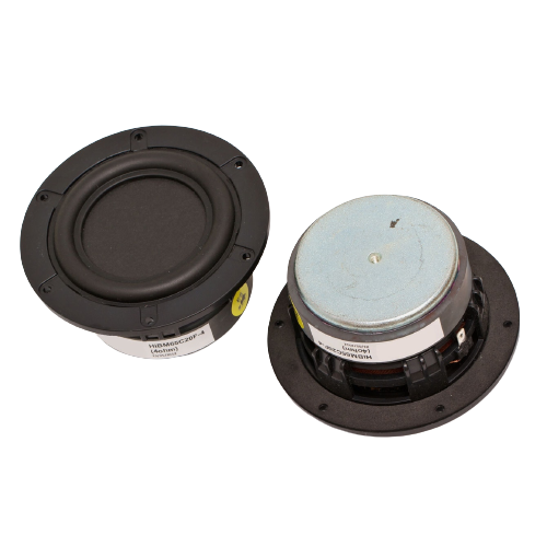 Round Speaker Driver, 30W nom, >60W max, 4Ω